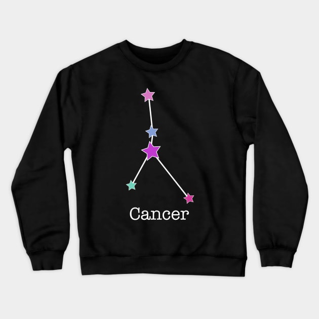 A Zodiac Sign Test Cancer Crewneck Sweatshirt by Helena Morpho 